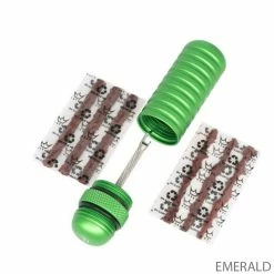 Peaty's Holeshot Tubeless Puncture Plugger Kit -Pneus Soldes Magasin 5060541583955PeatysHoleshotTubelessPuncturePluggerKitemerald labelled