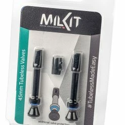 MilKit Valve Pack Tubeless Valves -Pneus Soldes Magasin MilKit Valve Pack Tubeless Ventile 45