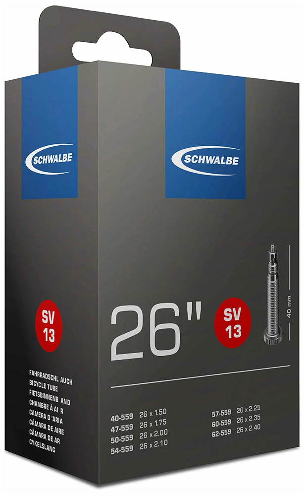 Schwalbe Chambre à Air SV 13 Pour 26 1 Schwalbe Chambre à Air SV 13 Pour 26