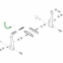 Shimano Unité De Conduite Du Câble Interne SM-VBRK Pour Le Frein V-Brake -Pneus Soldes Magasin Shimano Zugfuhrungsrohr SM VBRK