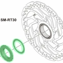 Shimano SM-RT30 Anneau De Fermeture -Pneus Soldes Magasin Shimano SM RT30 Verschlussring Y8JX98020 c