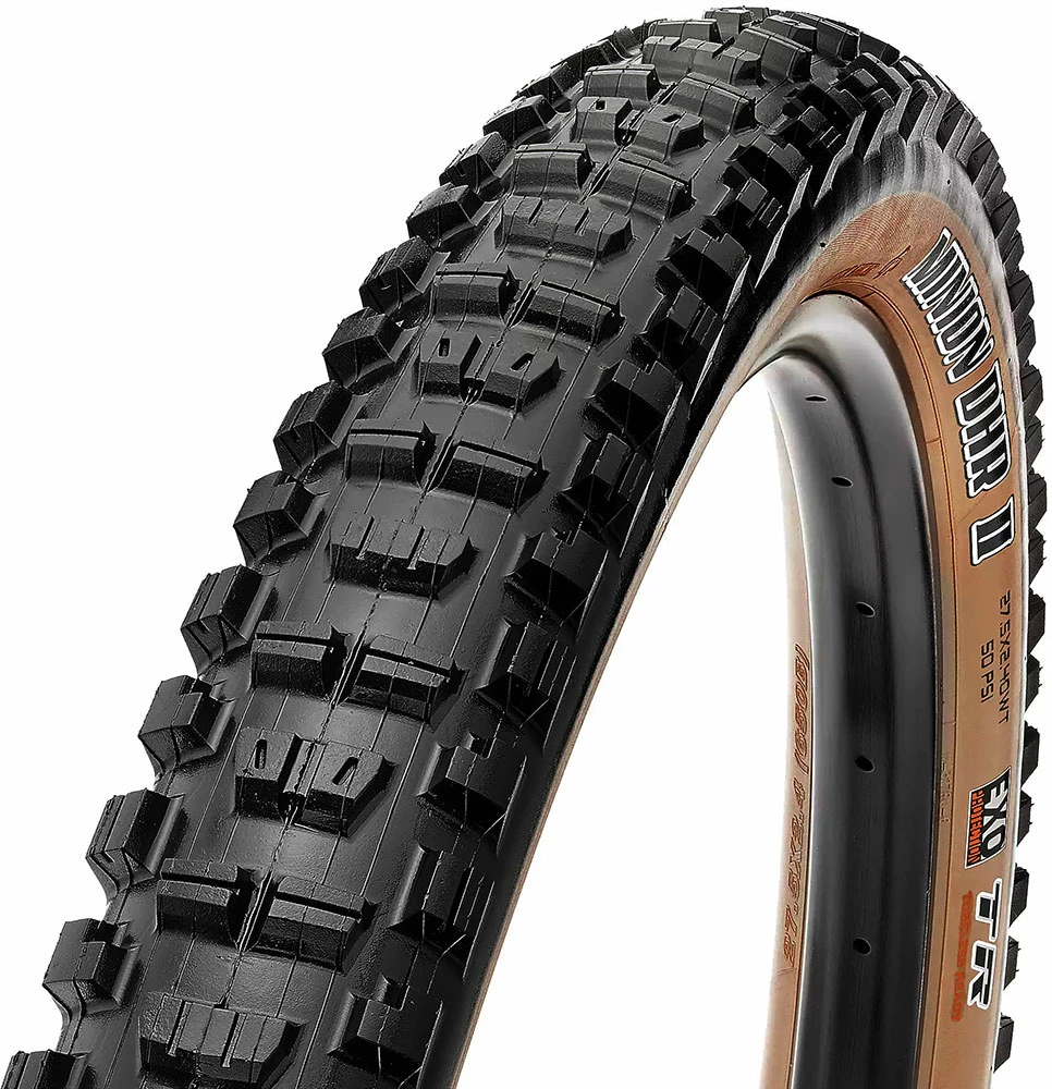 MAXXIS Minion DHR II Arrière Tanwall WT 29x2,60" TR EXO Dual 60 Pneus Pliants 1 MAXXIS Minion DHR II Arrière Tanwall WT 29x2,60" TR EXO Dual 60 Pneus Pliants