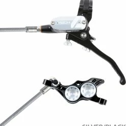 HOPE Tech 4 E4 Frein à Disque En Acier Flex - Levier Gauche -Pneus Soldes Magasin hope T4E4NBL 20114400 Tech 4 E4 Stahlflex Scheibenbremse vorne links 3