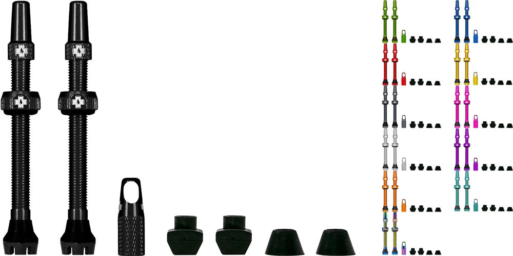 Muc-Off Tubeless Valve Kit V2 Valves Universelles 44 Mm 1 Muc-Off Tubeless Valve Kit V2 Valves Universelles 44 Mm