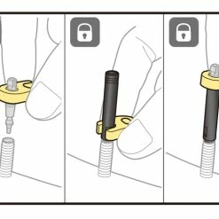 Topeak Presta Valve Extender Extension De Valve (2 Pièces) -Pneus Soldes Magasin topeak 20110586 Presta Valve Extender Ventilverlangerung 2 Stuck 6